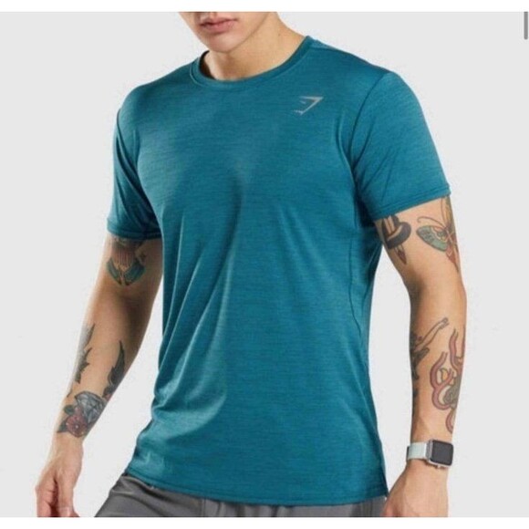 Gymshark Other - Gymshark Speed Men’s Short Sleeve Training Shirt Green Size small Athletic